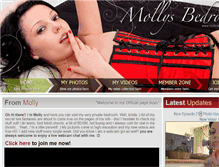 Tablet Screenshot of mollysbedroom.com